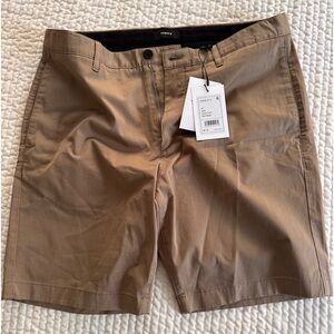 Theory men’s casual shorts size 33. Color Bark , Solid Twill. NWT